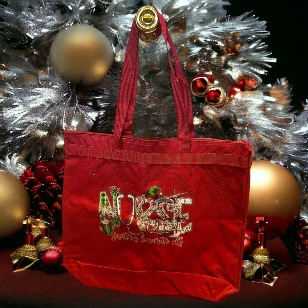 Handmade nurse‎ tote bag